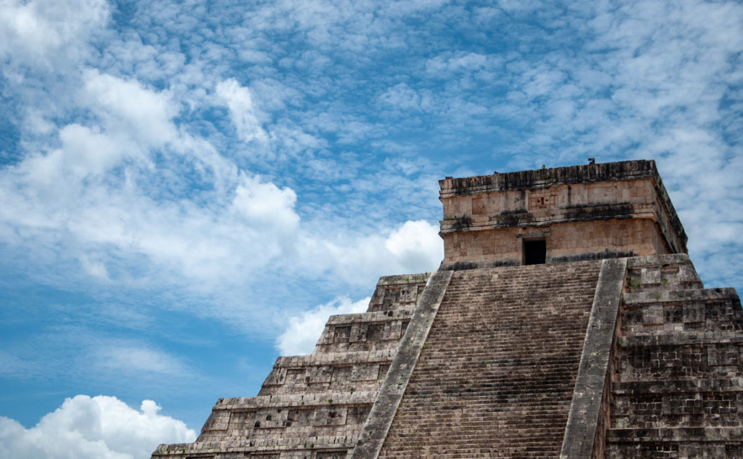 Photograph of a pyramid in Mexico